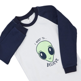 Піжама, що світиться Garnamama Neon PG 122 Белый Синий (961919.5084174) - Pampik - 4