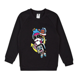 Реглан Garnamama Sweatshirt Graffiti 128 Чорний (976173.1333323) - Pampik