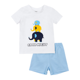 Піжама, що світиться Garnamama Neon PG Summer 86 Білий Блакитний (789977.9877319) - Pampik