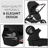 Універсальна коляска 2 в 1 Hauck Walk N Care Air Black (16547-8) - Pampik - 11