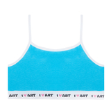 Ліф Garnamama I LOVE ART Crop Tops 122-128 Голубой (882319.1145375) - Pampik