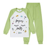 Піжама, що світиться Garnamama Neon PG 158 Белый Зеленый (961915.5084172) - Pampik