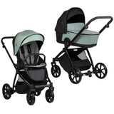 Універсальна коляска 2 в 1 Tutis MIO 3+ Leather Sage - Pampik