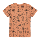 Футболка Garnamama T-shirt man's Tattoo 158-164 Чорний бежевий (825780.1183342) - Pampik - 2