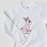 Реглан Garnamama Sleeves малюнок 134 Белый (834572.11930311) - Pampik - 3