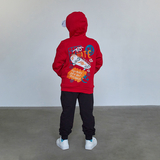 Спортивна кофта Garnamama Basic Jacket+наклейка графити 140 Червоний (1052290.1416174) - Pampik