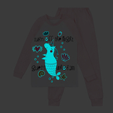 Піжама, що світиться Garnamama Neon PG 164 Белый Розовый (798768.5084153) - Pampik - 2