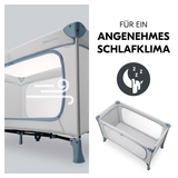 Детская кроватка-манеж Hauck Dream N Play Plus Dusty Blue (60098-6) - Pampik - 5