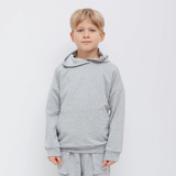 Худі Garnamama Basic Hoodie 2-х нитка 116 Сірий (1054240.1140883) - Pampik - 7