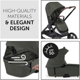 Универсальная коляска 2 в 1 Hauck Walk N Care Air Dark Olive (16549-2) - Pampik - 11