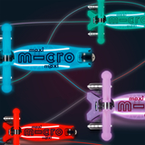 Самокат Micro Maxi Deluxe Glow LED Plus Червона аура (MMD379) - Pampik - 9