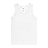 Майка Garnamama Basic vest boy 110-116 Білий (859714.1186395) - Pampik
