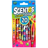 Набір ароматних воскових олівців Scentos Фруктова феєрія, 20 кольорів (40277) - Pampik