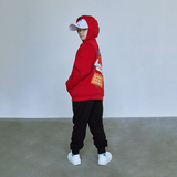 Спортивна кофта Garnamama Basic Jacket+наклейка графити 134 Красный (1052289.1416174) - Pampik - 3