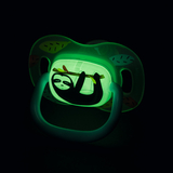 Пустушка силіконова реверсивна Bebe Confort Lazy Sloth, симетрична, 6-36 мес., 2 шт. (3104202090) - Pampik - 3