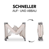 Дитяче ліжечко-манеж Hauck Dream N Play Go Pooh Rainbow Beige (60889-0) - Pampik - 5