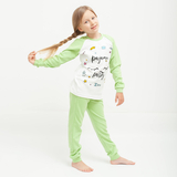 Піжама, що світиться Garnamama Neon PG 110 Білий Зелений (961907.5084172) - Pampik - 7