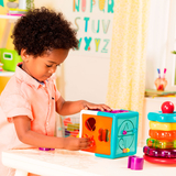 Развивающая игрушка-сортер Battat Lite Умный куб (BT4577Z) - Pampik - 10