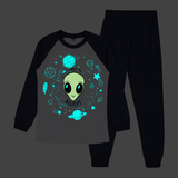 Піжама, що світиться Garnamama Neon PG 116 Белый Синий (961918.5084174) - Pampik - 2