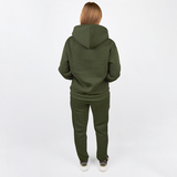 Спортивні штани на флісі Garnamama Basic pants soft жін L Зеленый (877560.1206895) - Pampik - 8