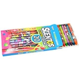 Набір ароматних воскових олівців Scentos Фруктова феєрія, 20 кольорів (40277) - Pampik - 2