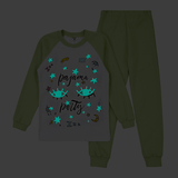 Піжама, що світиться Garnamama Neon PG 158 Белый Зеленый (961915.5084172) - Pampik - 2