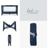 Дитяче ліжечко-манеж Hauck Dream N Play Navy/Aqua (60429-8) - Pampik - 4