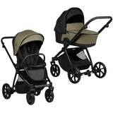 Универсальная коляска 2 в 1 Tutis MIO 3+ Leather Olive - Pampik
