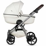 Универсальная коляска 2 в 1 Tutis UNO 5+ Leather collection Black Sesame - Pampik - 3