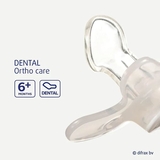 Пустышка силиконовая Difrax Dental Pistache, ортодонтическая, 6+ мес. (800 Pistache) - Pampik - 2