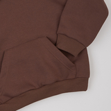 Худі на флісі Garnamama Basic Hoodie soft 122 Коричневый (1034927.1235338) - Pampik - 4