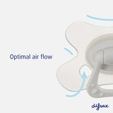 Пустушка силіконова Difrax Natural Uni, 12+ міс, Sage (UN804 Sage) - Pampik - 3