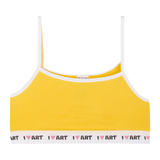 Ліф Garnamama I LOVE ART Crop Tops 122-128 Жовтий (798735.1145373) - Pampik