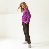 Світшот Garnamama Basic Sweatshirt 122 Фиолетовый (937871.1295562) - Pampik - 3