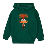 Худі на флісі Garnamama Basic Hoodie soft принт 122 Зеленый (1039815.13978820) - Pampik