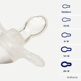 Пустушка силіконова Difrax Natural Uni, 20+ міс, Cinnamon (UN803 Cinnamon) - Pampik - 4