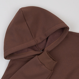 Худі на флісі Garnamama Basic Hoodie soft 170 Коричневий (1034935.1235338) - Pampik - 3