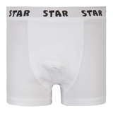 Труси-боксери Garnamama Basic STAR Boxer briefs boy 122-128 Белый (1037787.1402701) - Pampik
