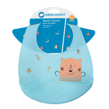 Нагрудник силиконовый мягкий Bebe Confort Domino, голубой (3105207900) - Pampik - 3