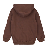 Худі на флісі Garnamama Basic Hoodie soft 170 Коричневий (1034935.1235338) - Pampik - 2