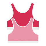 Ліф Garnamama Basic crop tops1 2-pack 98-104 Розовый Красный (816935.1171552) - Pampik - 4