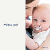 Пустушка силіконова Difrax Dental Night, ортодонтична, 0-6 міс. (GL799) - Pampik - 4