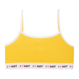 Ліф Garnamama I LOVE ART Crop Tops 122-128 Жовтий (798735.1145373) - Pampik - 2
