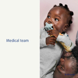 Пустышка силиконовая Difrax Dental Clay, ортодонтическая, 6+ мес. (800 Clay) - Pampik - 4