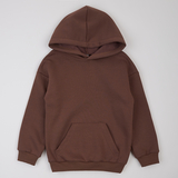 Худі на флісі Garnamama Basic Hoodie soft 134 Коричневый (1034929.1235338) - Pampik - 5