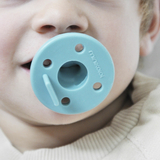 Пустушка силіконова 100% MinikOiOi Basics Аqua Green / Velvet Rose, 3 м+, 2 шт. (101030004) - Pampik - 5