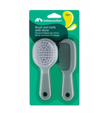 Набір для догляду за волоссям Bebe Confort Brush and Comb Lovely Donkey: гребінець + щітка з дзеркальцем (3106209800) - Pampik - 3