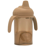 Чашка непроливайка Difrax Non-Spill Sippy Cup Soft, з силіконовим носиком, 250 мл, Caramel (704 Caramel) - Pampik