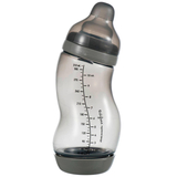 Антиколиковая бутылочка Difrax S-bottle Wide, с силиконовой соской, 310 мл, Clay (707 Clay) - Pampik - 2