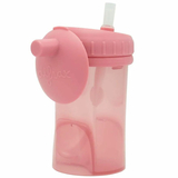 Чашка непроливайка с силиконовой соломинкой Difrax Non-Spill, 250 мл, Raspberry (1010 Raspberry) - Pampik